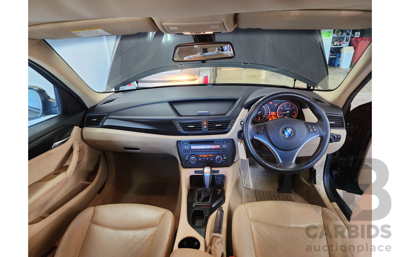 6/2011 Bmw X1 Sdrive 18i E84 MY11 4d Wagon Black 2.0L