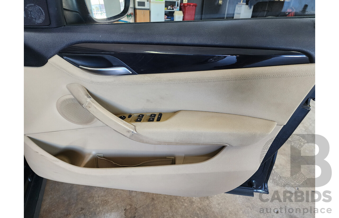 6/2011 Bmw X1 Sdrive 18i E84 MY11 4d Wagon Black 2.0L