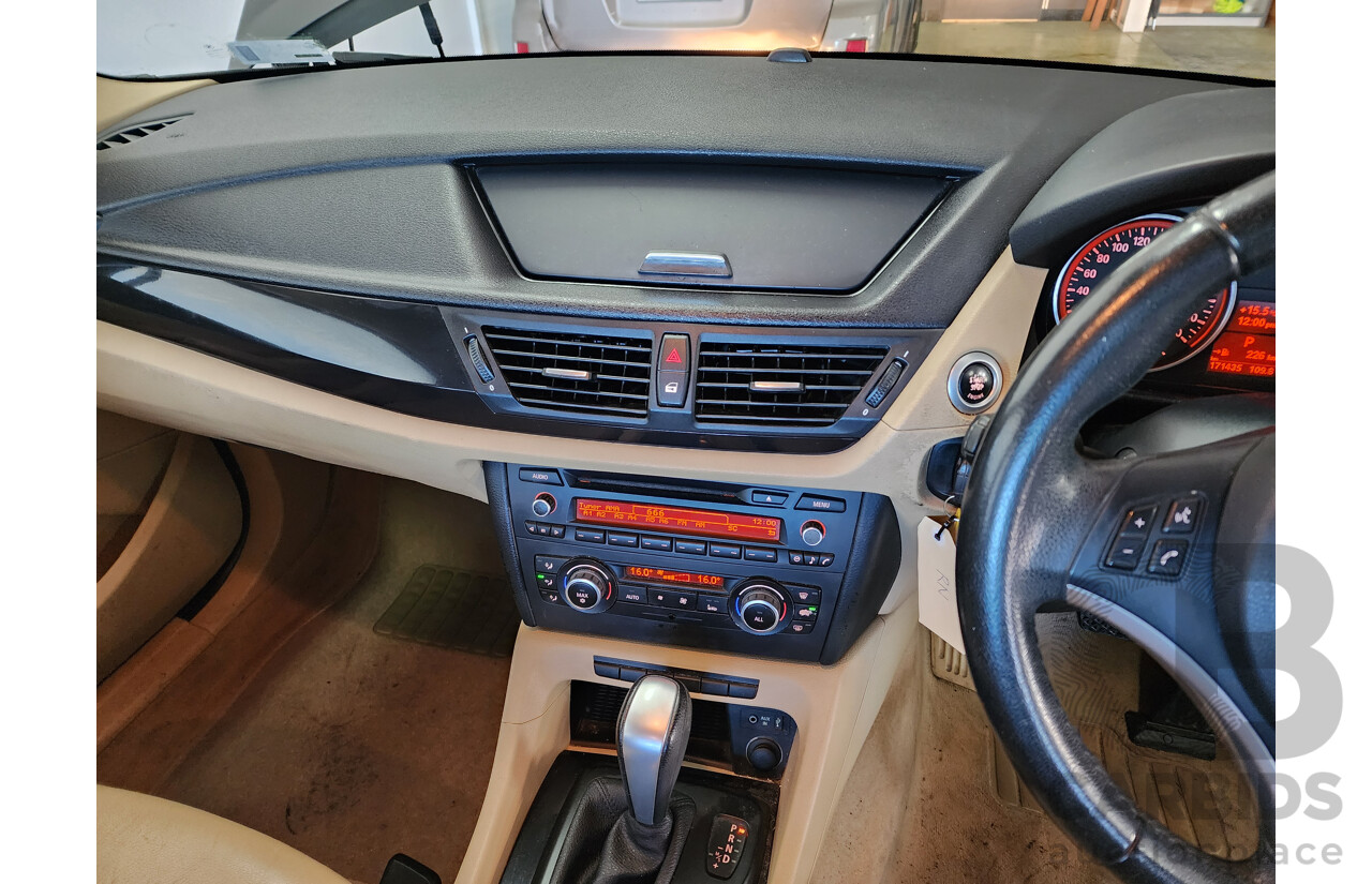 6/2011 Bmw X1 Sdrive 18i E84 MY11 4d Wagon Black 2.0L