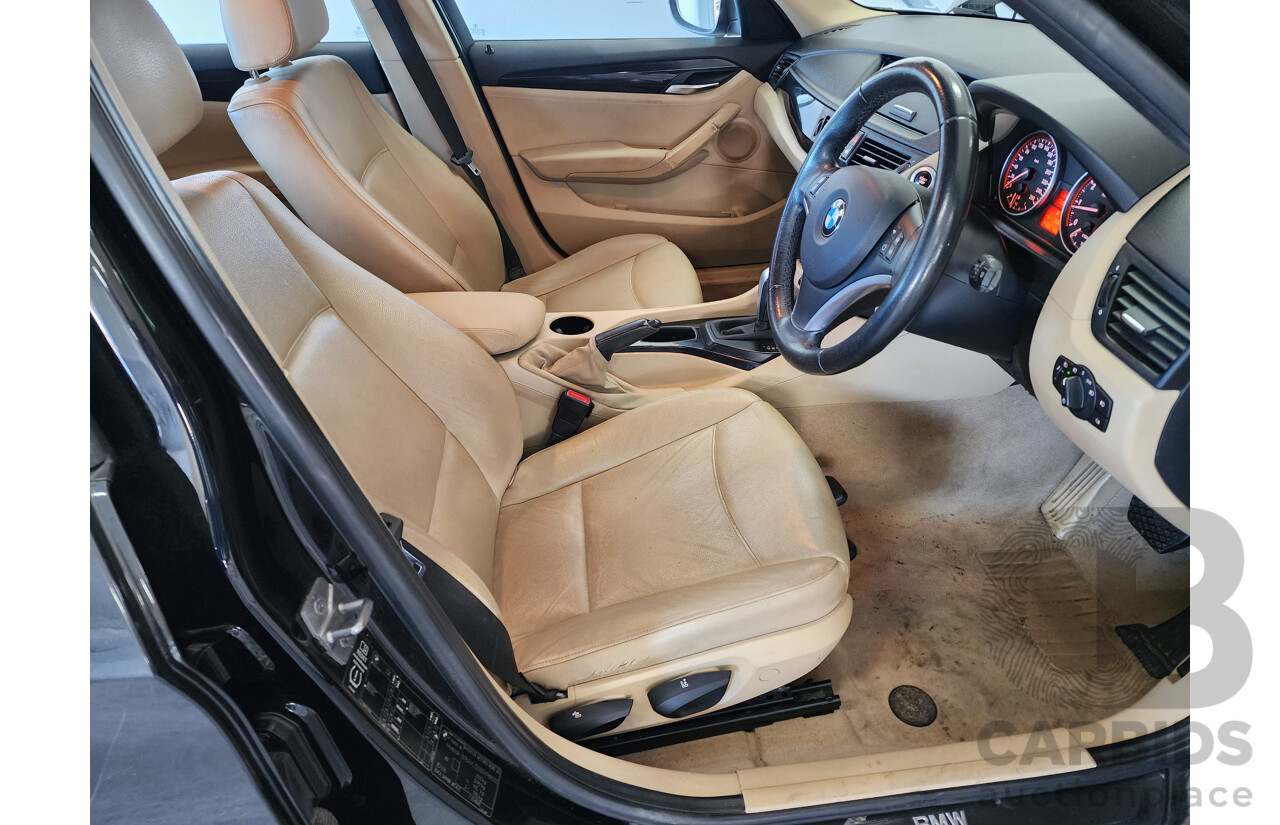 6/2011 Bmw X1 Sdrive 18i E84 MY11 4d Wagon Black 2.0L