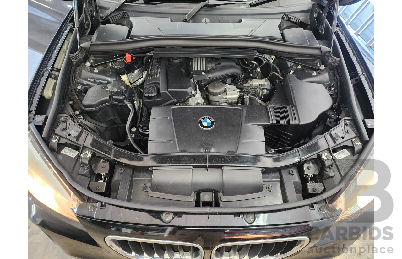6/2011 Bmw X1 Sdrive 18i E84 MY11 4d Wagon Black 2.0L