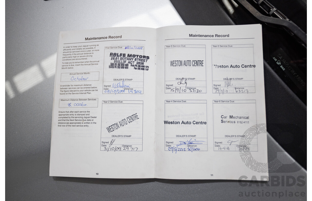 10/2007 Jaguar X Type 2.1 V6 LE MY08 4d Sedan Liquid Silver Metallic 2.1L