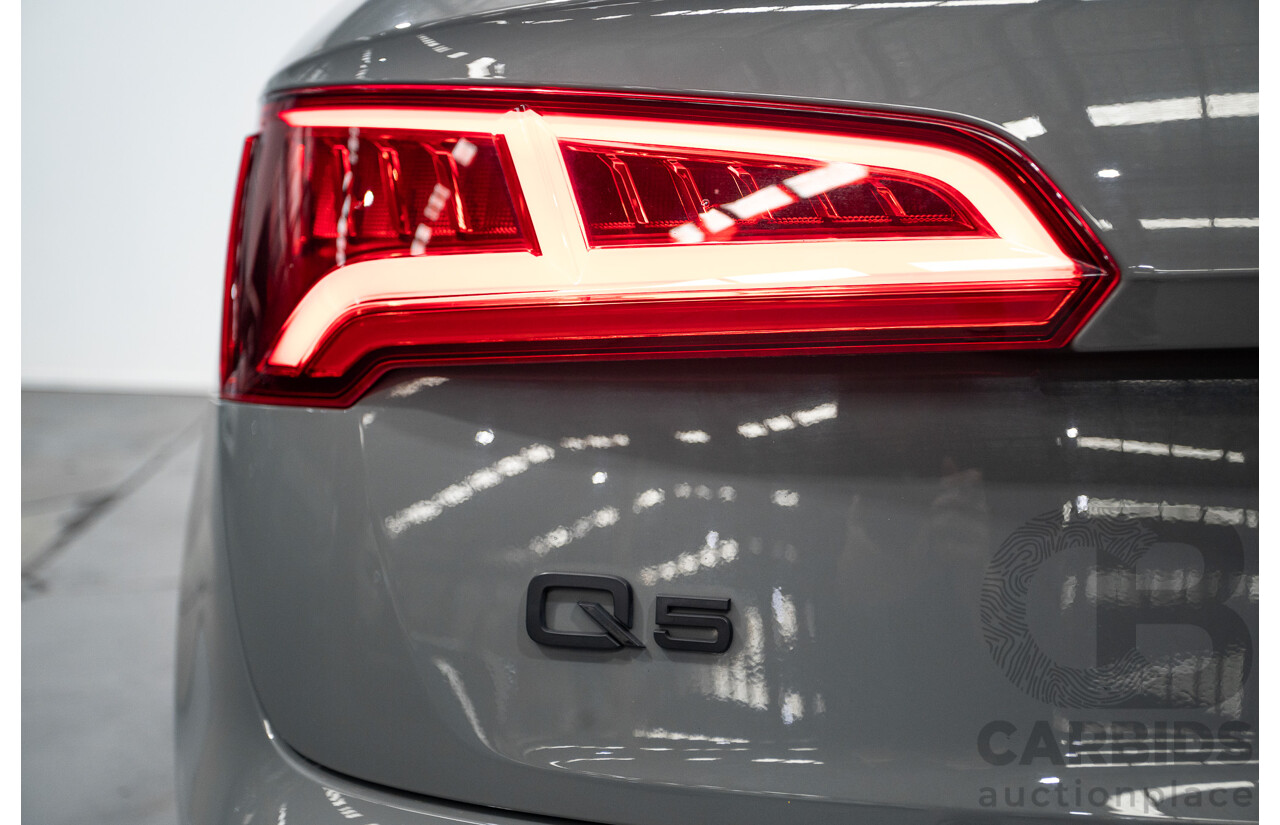 07/17 Audi Q5 2.0 TFSI Quattro S-line Black (AWD) FY MY17 4D Wagon Quantum Grey Metallic Turbo 2.0L