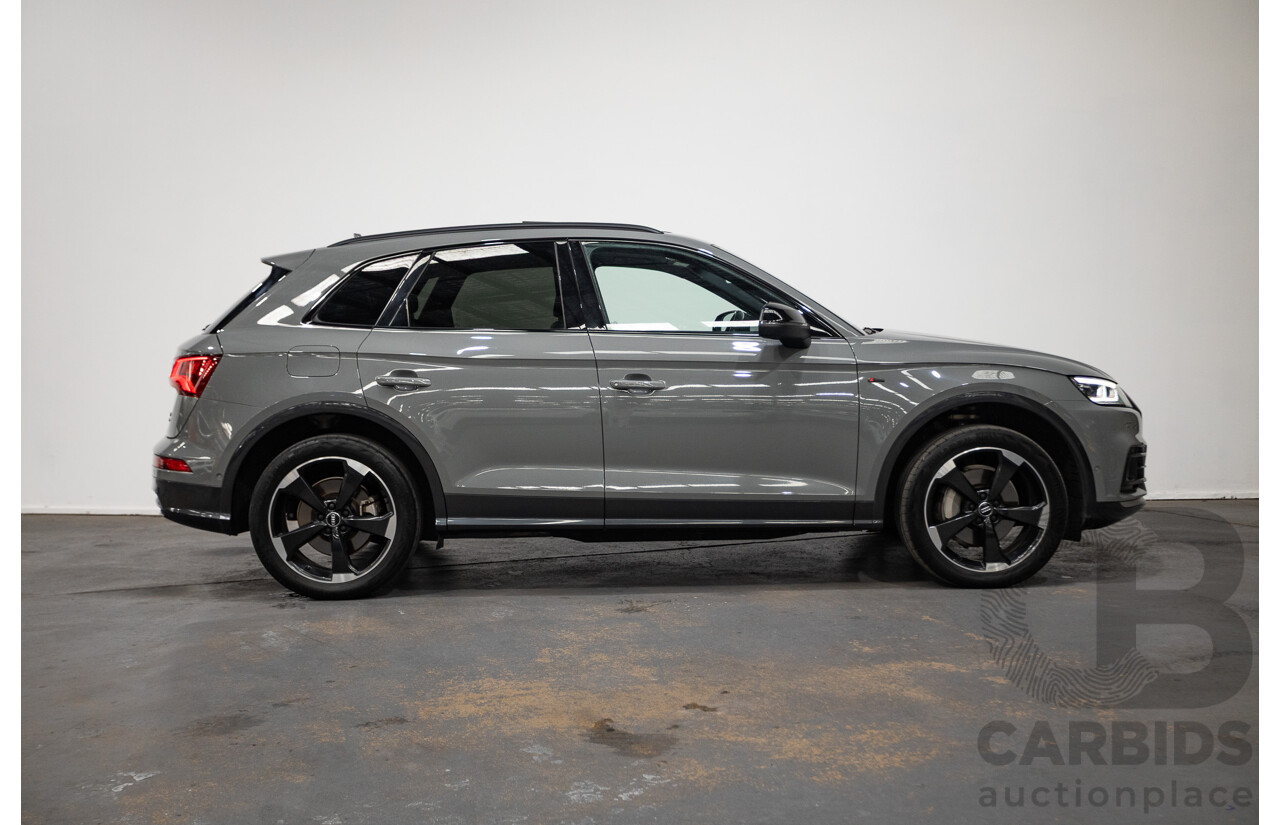 07/17 Audi Q5 2.0 TFSI Quattro S-line Black (AWD) FY MY17 4D Wagon Quantum Grey Metallic Turbo 2.0L