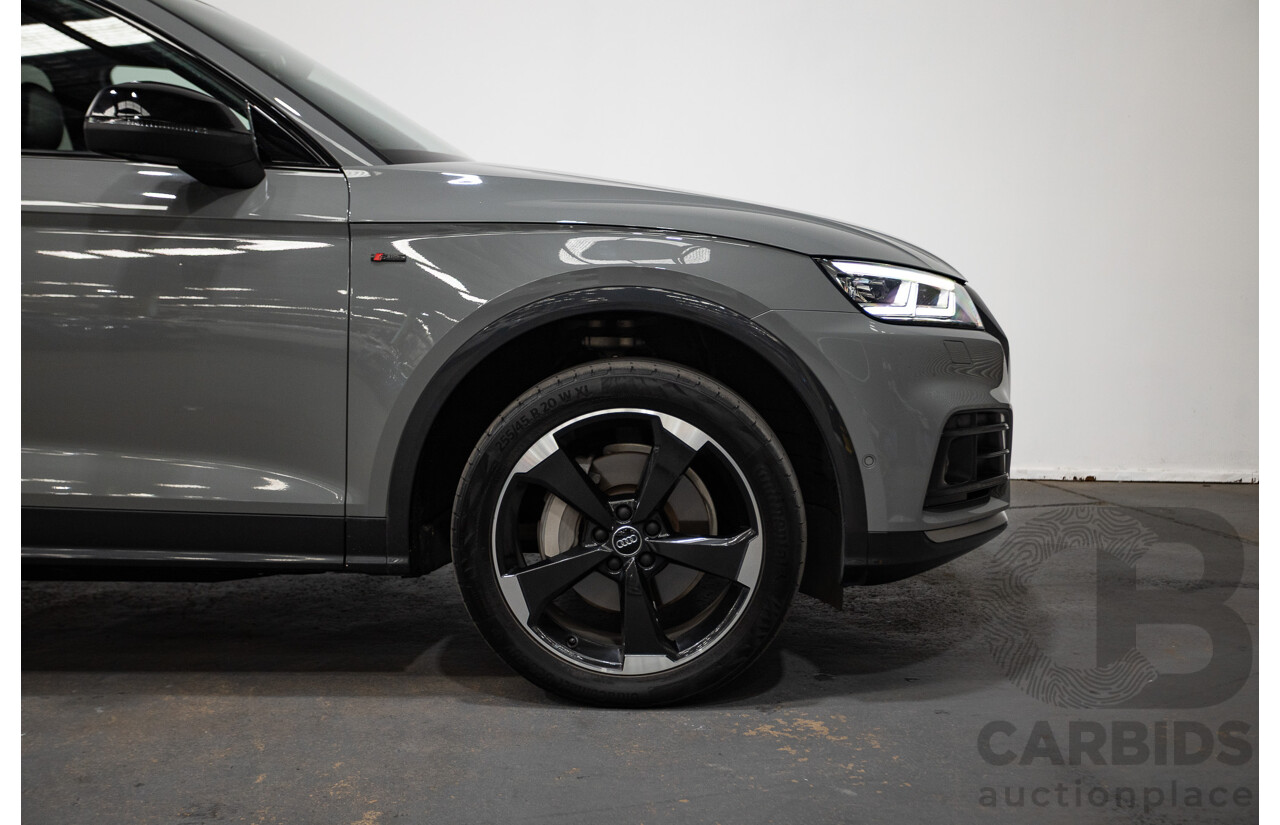 07/17 Audi Q5 2.0 TFSI Quattro S-line Black (AWD) FY MY17 4D Wagon Quantum Grey Metallic Turbo 2.0L