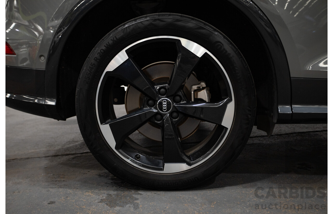 07/17 Audi Q5 2.0 TFSI Quattro S-line Black (AWD) FY MY17 4D Wagon Quantum Grey Metallic Turbo 2.0L