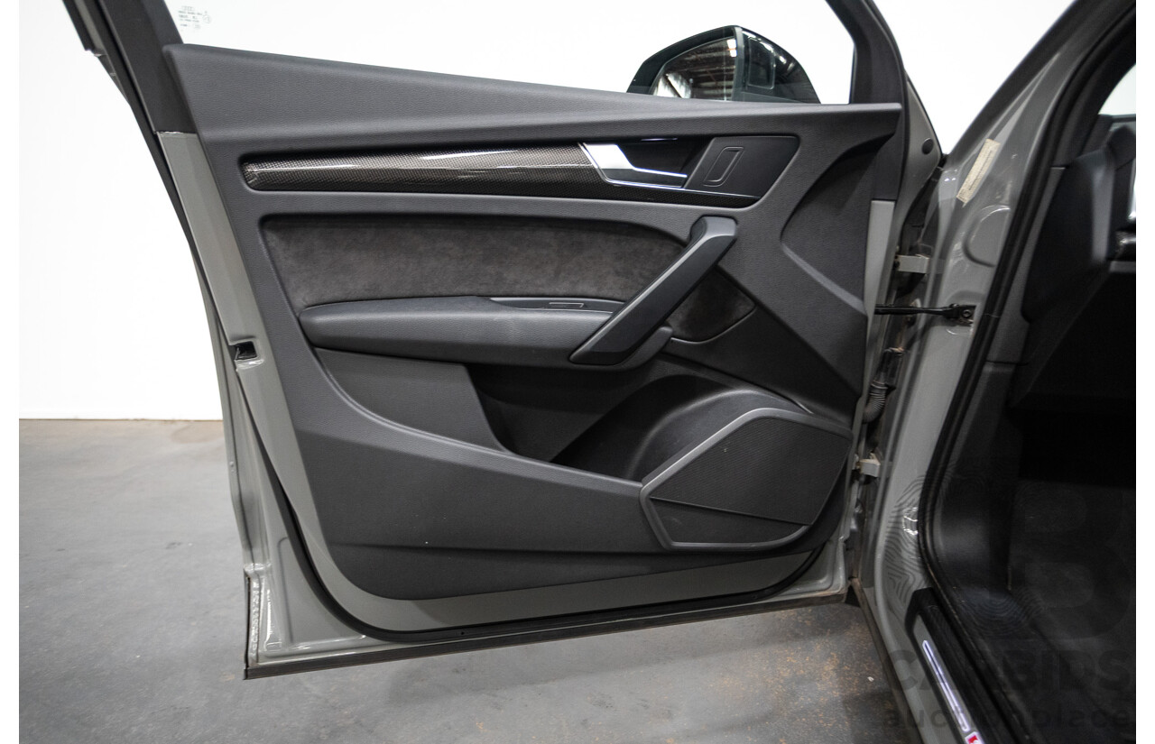 07/17 Audi Q5 2.0 TFSI Quattro S-line Black (AWD) FY MY17 4D Wagon Quantum Grey Metallic Turbo 2.0L