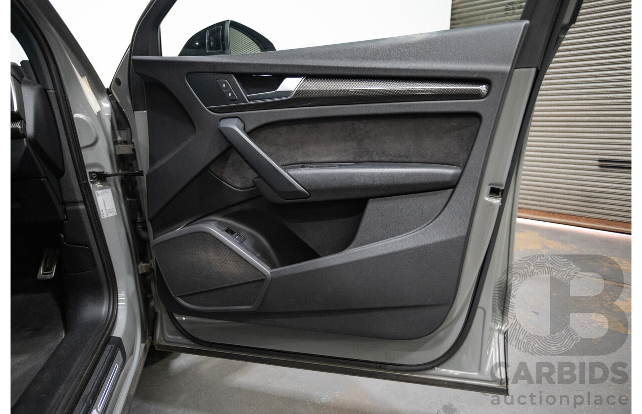 07/17 Audi Q5 2.0 TFSI Quattro S-line Black (AWD) FY MY17 4D Wagon Quantum Grey Metallic Turbo 2.0L