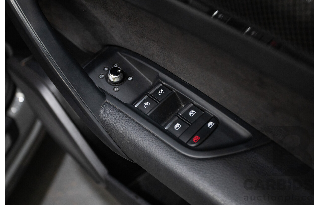 07/17 Audi Q5 2.0 TFSI Quattro S-line Black (AWD) FY MY17 4D Wagon Quantum Grey Metallic Turbo 2.0L