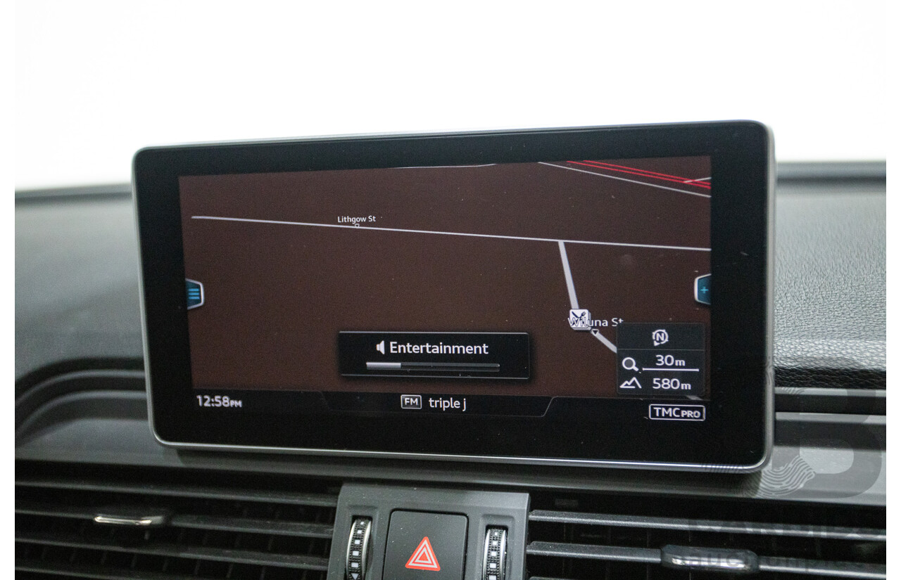 07/17 Audi Q5 2.0 TFSI Quattro S-line Black (AWD) FY MY17 4D Wagon Quantum Grey Metallic Turbo 2.0L