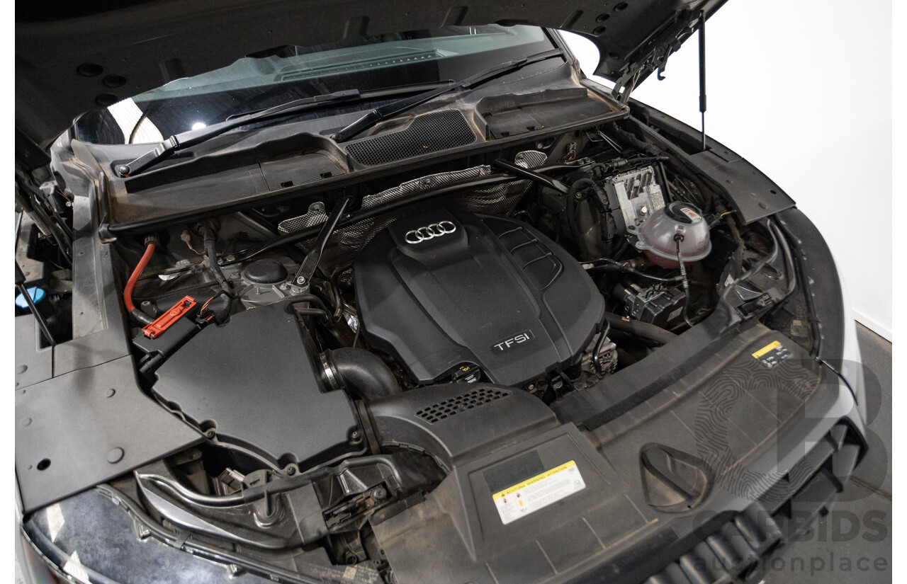 07/17 Audi Q5 2.0 TFSI Quattro S-line Black (AWD) FY MY17 4D Wagon Quantum Grey Metallic Turbo 2.0L