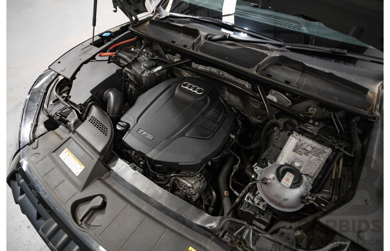 07/17 Audi Q5 2.0 TFSI Quattro S-line Black (AWD) FY MY17 4D Wagon Quantum Grey Metallic Turbo 2.0L