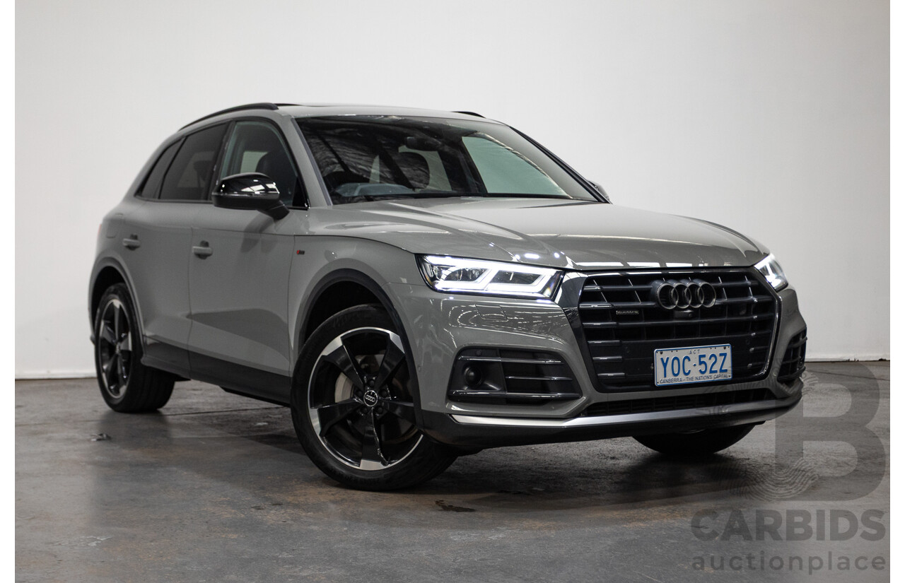 07/17 Audi Q5 2.0 TFSI Quattro S-line Black (AWD) FY MY17 4D Wagon Quantum Grey Metallic Turbo 2.0L