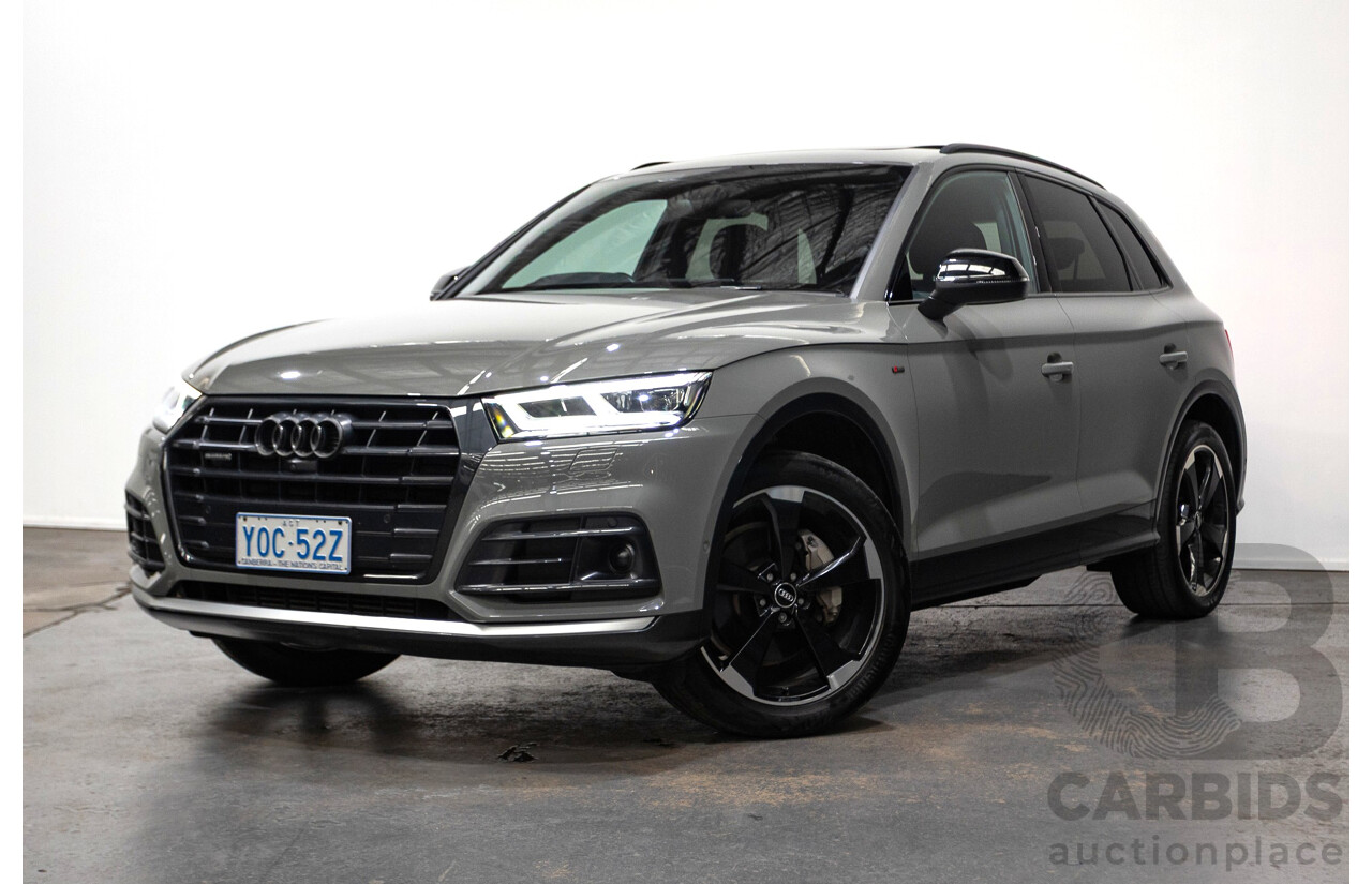 07/17 Audi Q5 2.0 TFSI Quattro S-line Black (AWD) FY MY17 4D Wagon Quantum Grey Metallic Turbo 2.0L