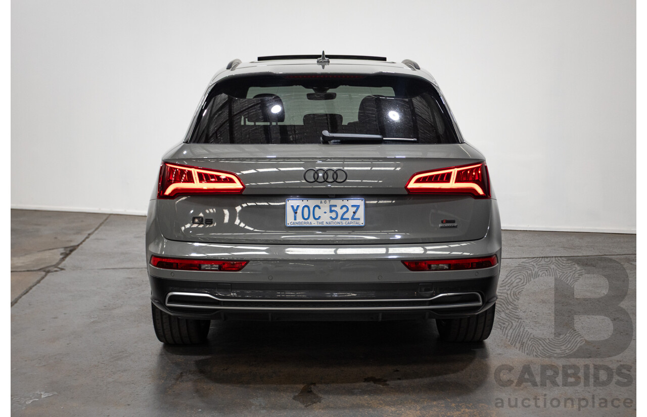 07/17 Audi Q5 2.0 TFSI Quattro S-line Black (AWD) FY MY17 4D Wagon Quantum Grey Metallic Turbo 2.0L