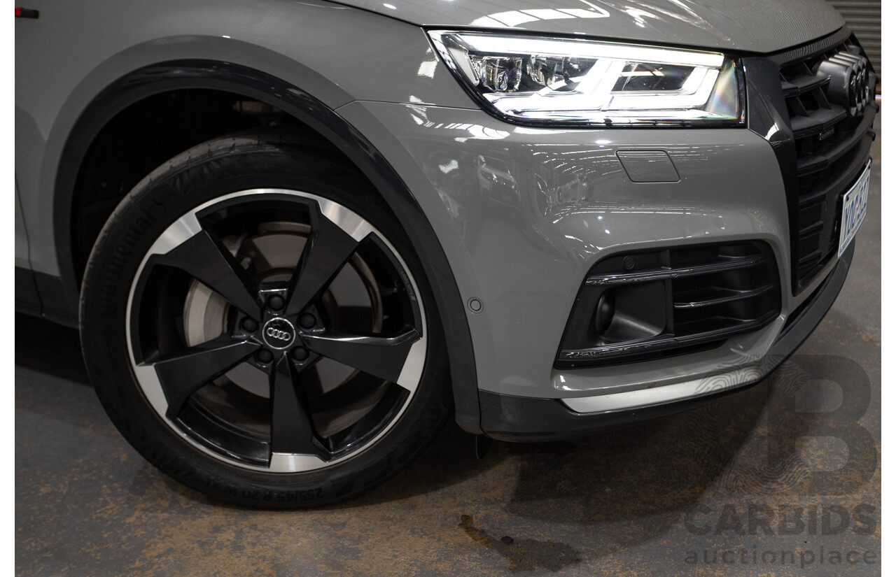 07/17 Audi Q5 2.0 TFSI Quattro S-line Black (AWD) FY MY17 4D Wagon Quantum Grey Metallic Turbo 2.0L