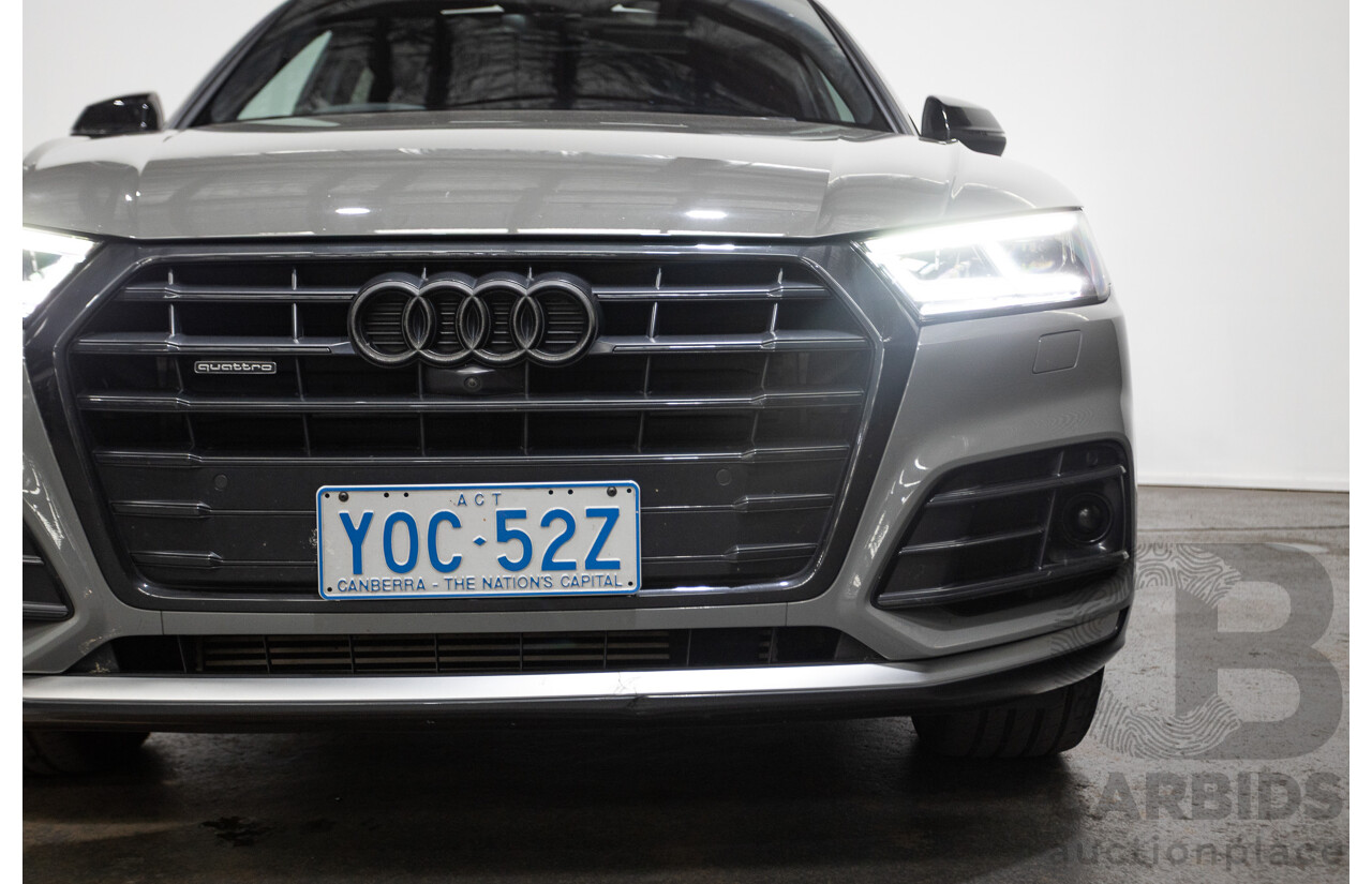 07/17 Audi Q5 2.0 TFSI Quattro S-line Black (AWD) FY MY17 4D Wagon Quantum Grey Metallic Turbo 2.0L