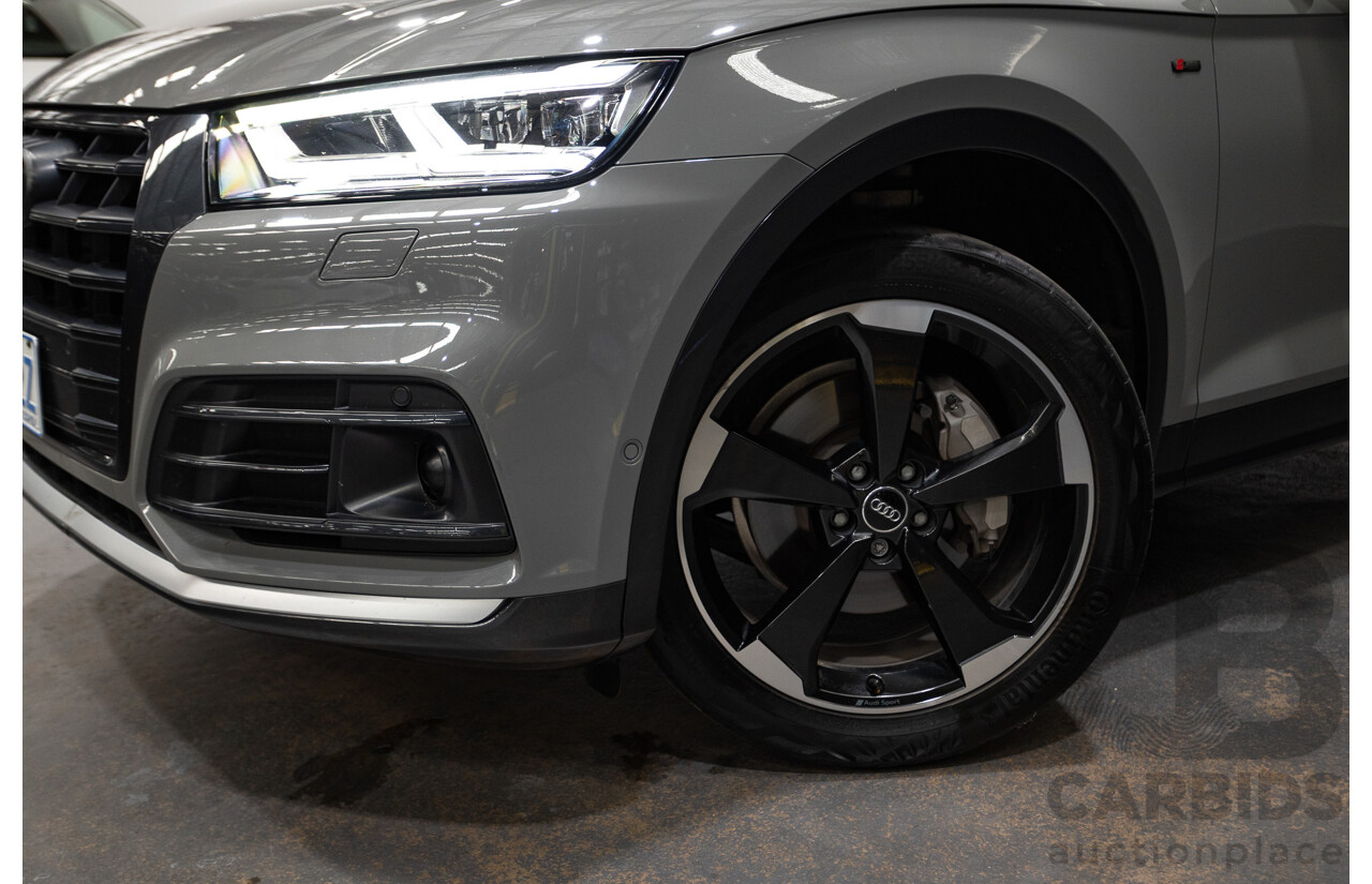 07/17 Audi Q5 2.0 TFSI Quattro S-line Black (AWD) FY MY17 4D Wagon Quantum Grey Metallic Turbo 2.0L