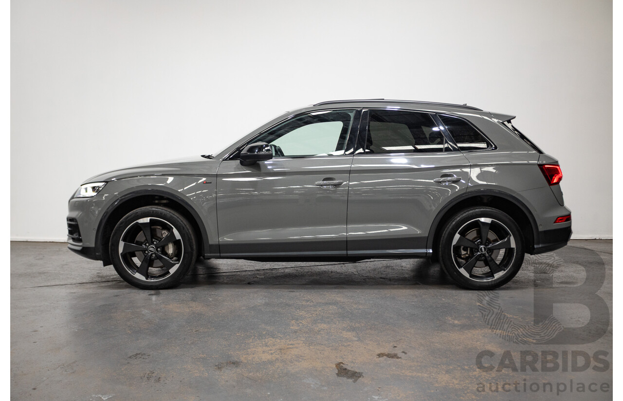 07/17 Audi Q5 2.0 TFSI Quattro S-line Black (AWD) FY MY17 4D Wagon Quantum Grey Metallic Turbo 2.0L