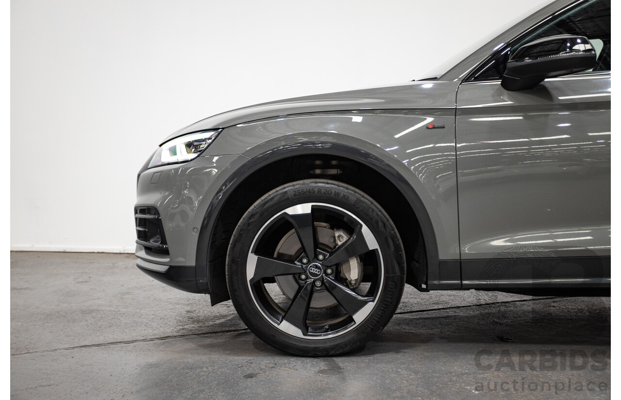 07/17 Audi Q5 2.0 TFSI Quattro S-line Black (AWD) FY MY17 4D Wagon Quantum Grey Metallic Turbo 2.0L