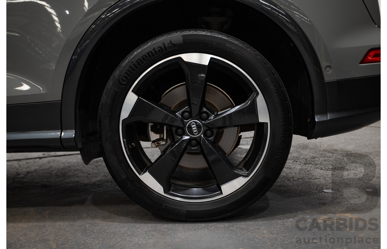 07/17 Audi Q5 2.0 TFSI Quattro S-line Black (AWD) FY MY17 4D Wagon Quantum Grey Metallic Turbo 2.0L
