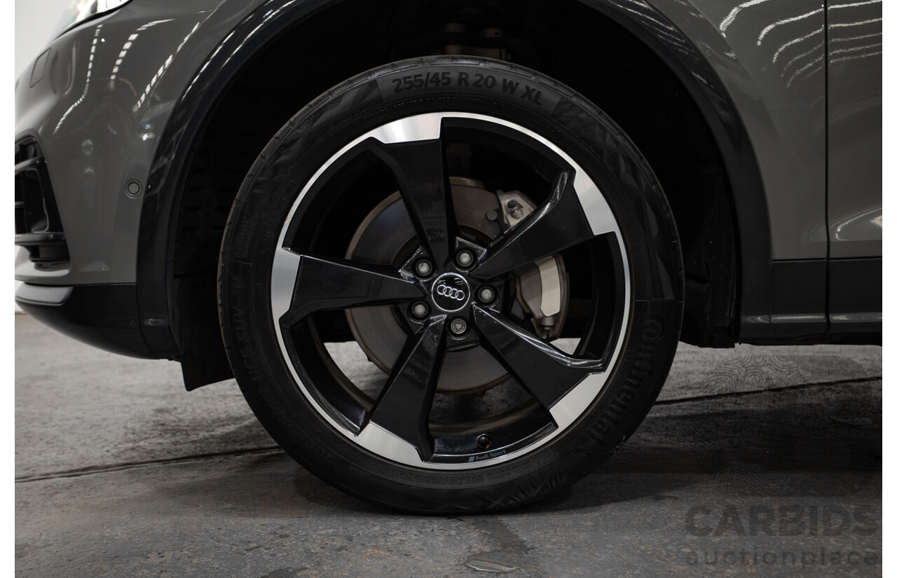 07/17 Audi Q5 2.0 TFSI Quattro S-line Black (AWD) FY MY17 4D Wagon Quantum Grey Metallic Turbo 2.0L