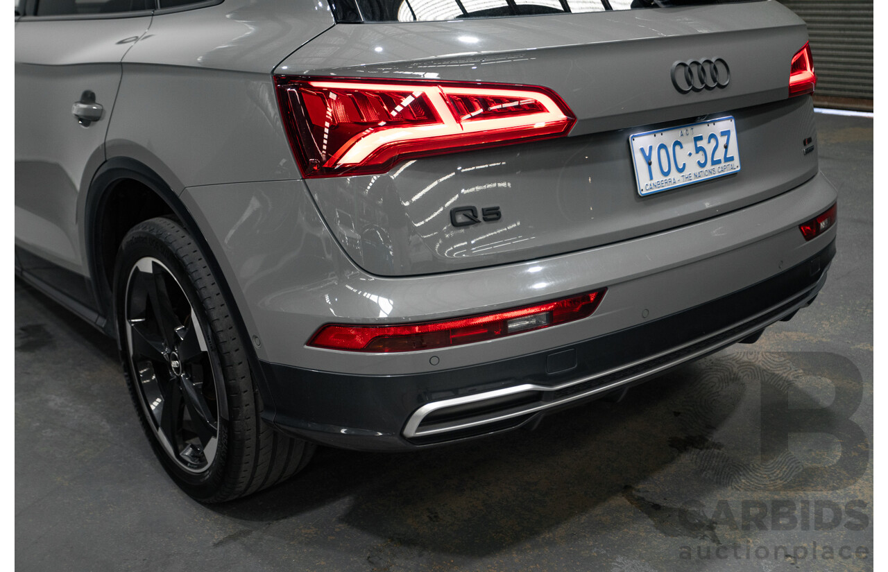 07/17 Audi Q5 2.0 TFSI Quattro S-line Black (AWD) FY MY17 4D Wagon Quantum Grey Metallic Turbo 2.0L