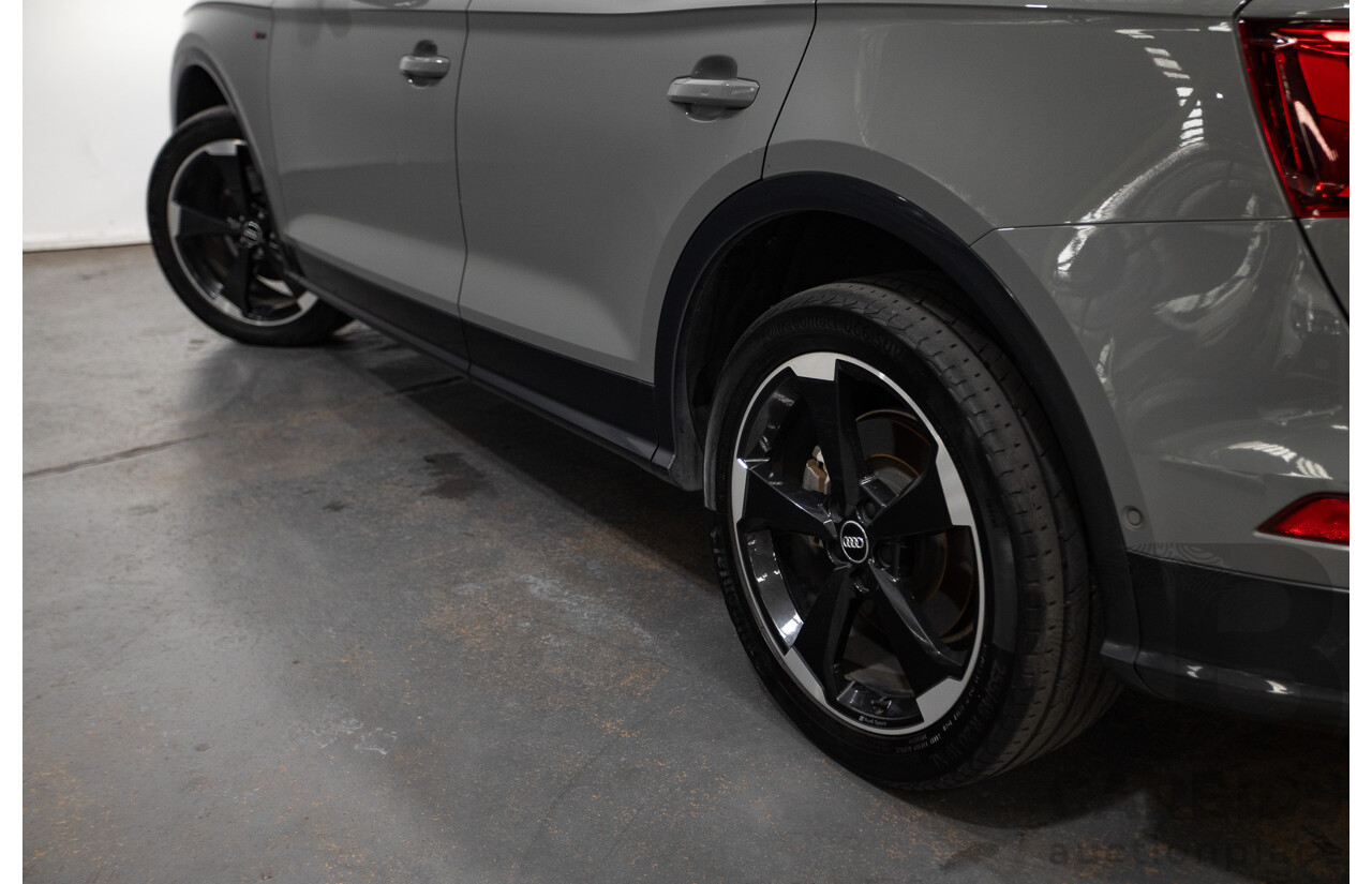 07/17 Audi Q5 2.0 TFSI Quattro S-line Black (AWD) FY MY17 4D Wagon Quantum Grey Metallic Turbo 2.0L