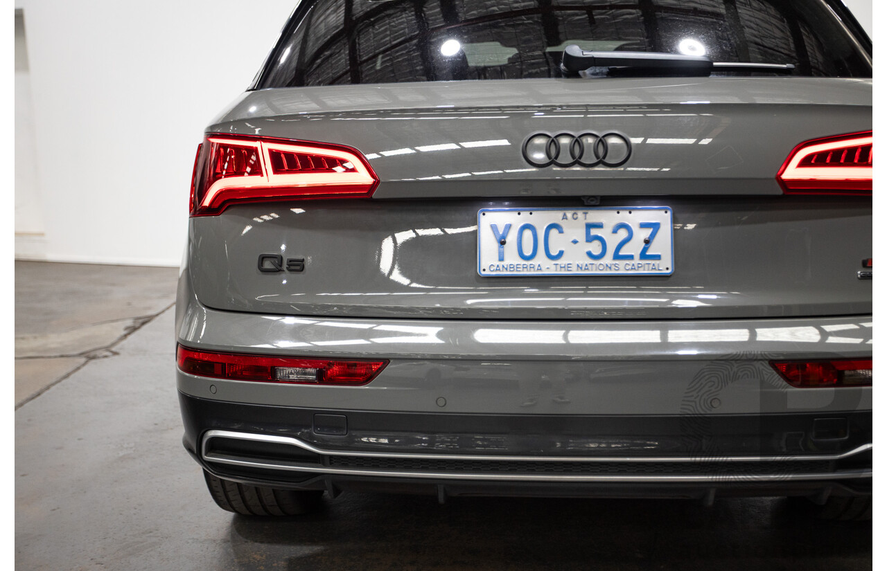 07/17 Audi Q5 2.0 TFSI Quattro S-line Black (AWD) FY MY17 4D Wagon Quantum Grey Metallic Turbo 2.0L