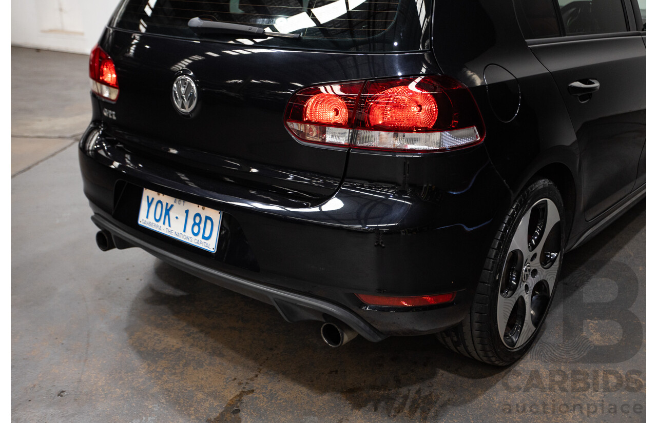 9/2012 Volkswagen Golf GTi 1K MY12 5d Hatchback Deep Black Pearl Turbo 2.0L