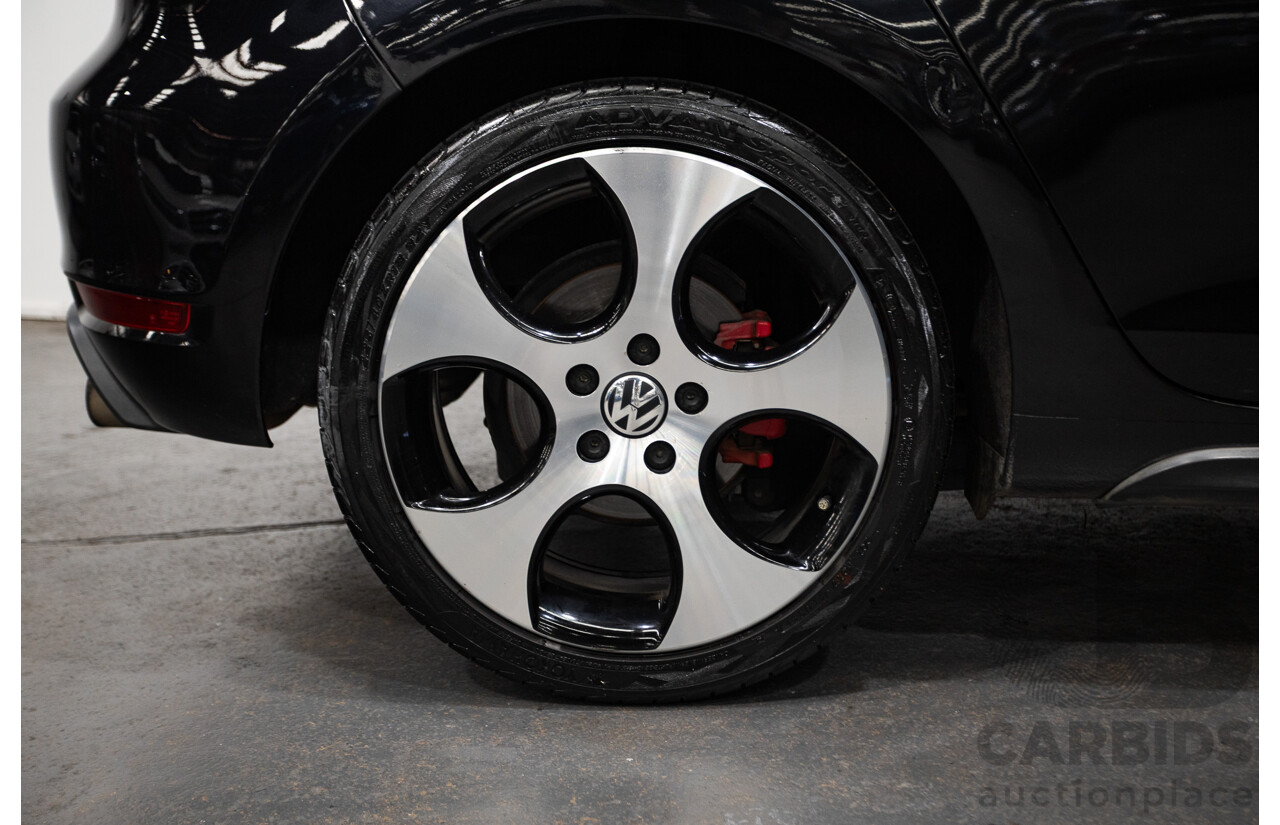 9/2012 Volkswagen Golf GTi 1K MY12 5d Hatchback Deep Black Pearl Turbo 2.0L