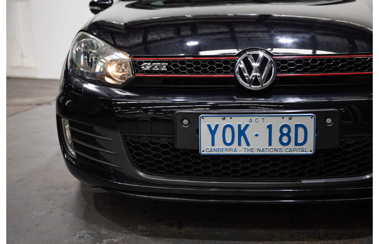 9/2012 Volkswagen Golf GTi 1K MY12 5d Hatchback Deep Black Pearl Turbo 2.0L