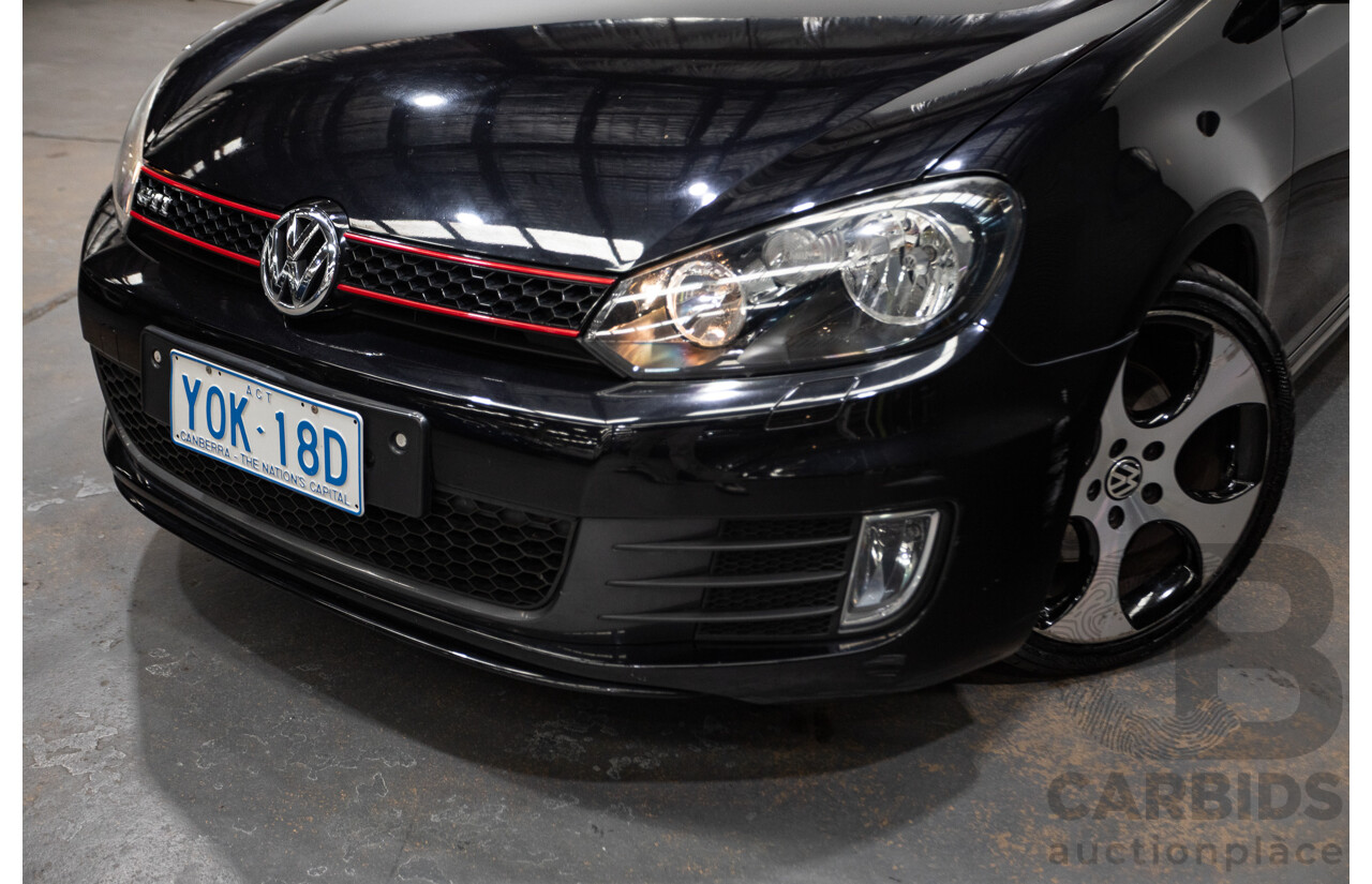 9/2012 Volkswagen Golf GTi 1K MY12 5d Hatchback Deep Black Pearl Turbo 2.0L