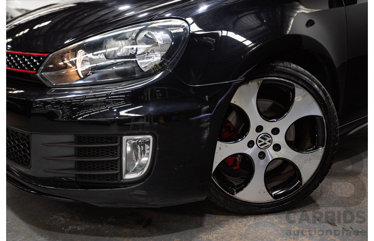 9/2012 Volkswagen Golf GTi 1K MY12 5d Hatchback Deep Black Pearl Turbo 2.0L