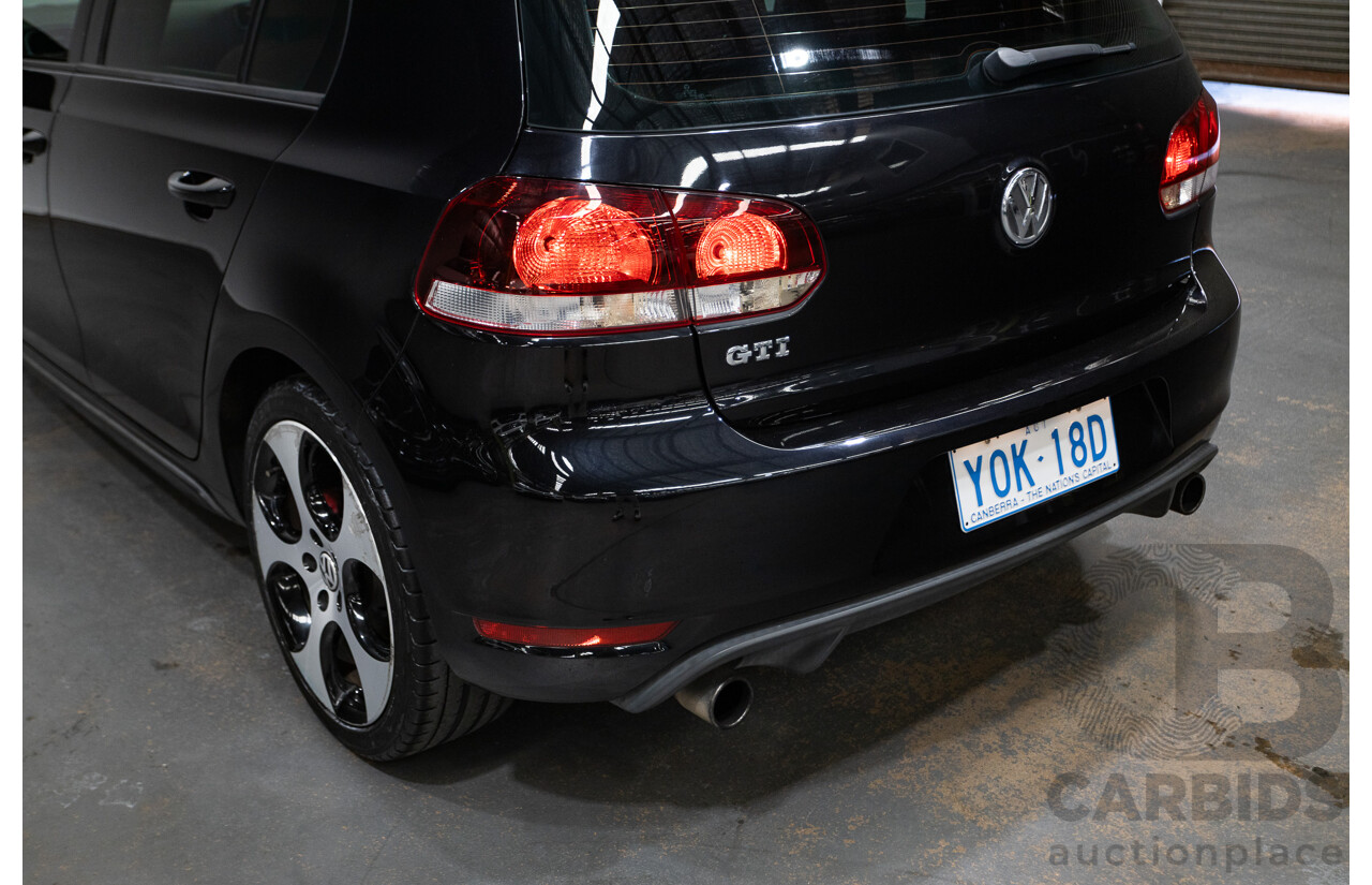 9/2012 Volkswagen Golf GTi 1K MY12 5d Hatchback Deep Black Pearl Turbo 2.0L