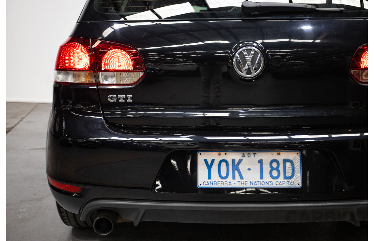 9/2012 Volkswagen Golf GTi 1K MY12 5d Hatchback Deep Black Pearl Turbo 2.0L