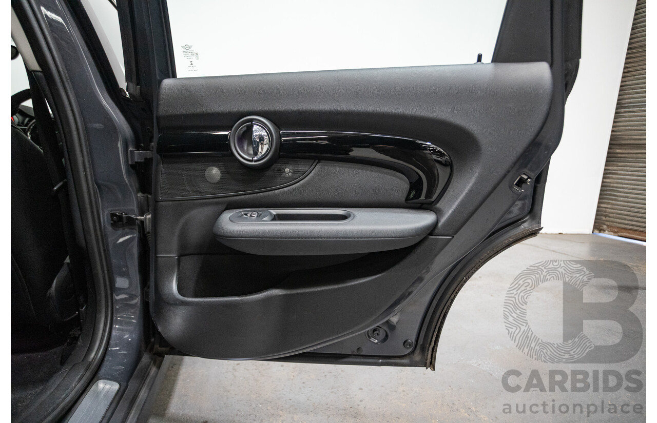 01/2017 Mini Cooper S CLUBMAN F54 4D Wagon Thunder Grey Turbo 2.0L