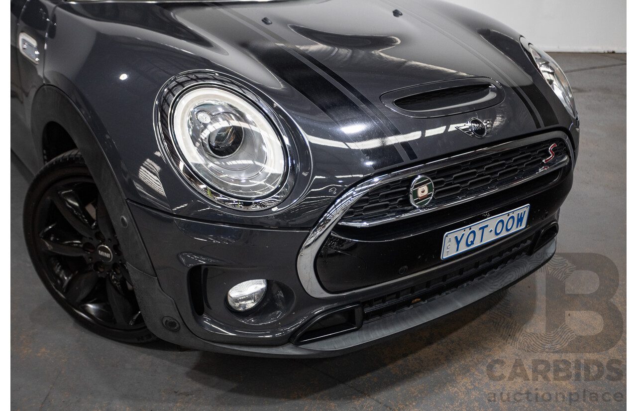 01/2017 Mini Cooper S CLUBMAN F54 4D Wagon Thunder Grey Turbo 2.0L