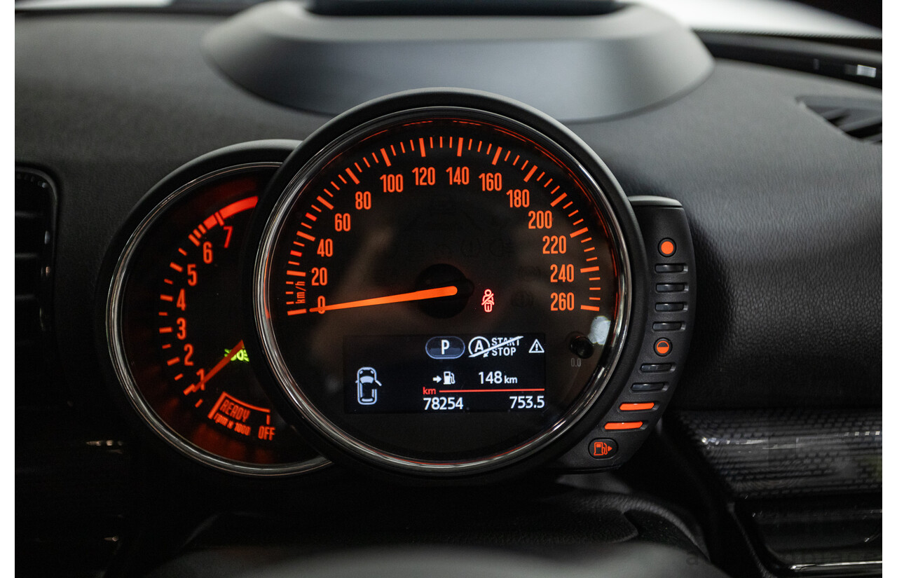 01/2017 Mini Cooper S CLUBMAN F54 4D Wagon Thunder Grey Turbo 2.0L