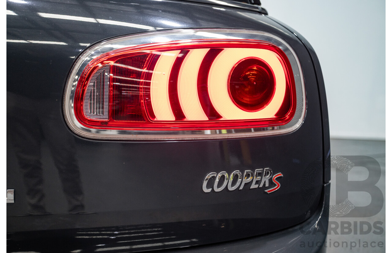 01/2017 Mini Cooper S CLUBMAN F54 4D Wagon Thunder Grey Turbo 2.0L