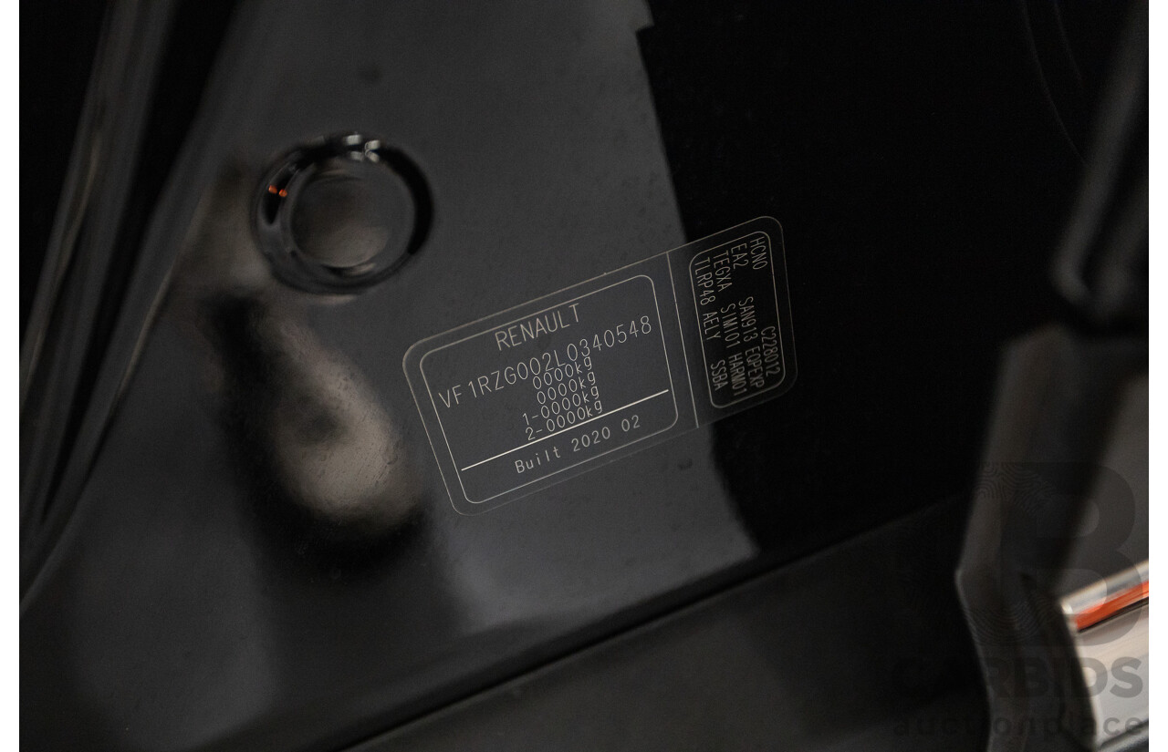 04/2020 Renault Koleos ZEN X-TRONIC (4x2) FWD XZG MY20 4D Wagon Black 2.5L