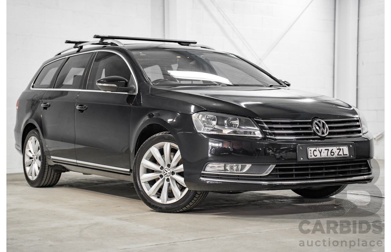 10/2014 Volkswagen Passat 118 TSI 3C MY15 4d Wagon Deep Black Pearl Turbo 1.8L