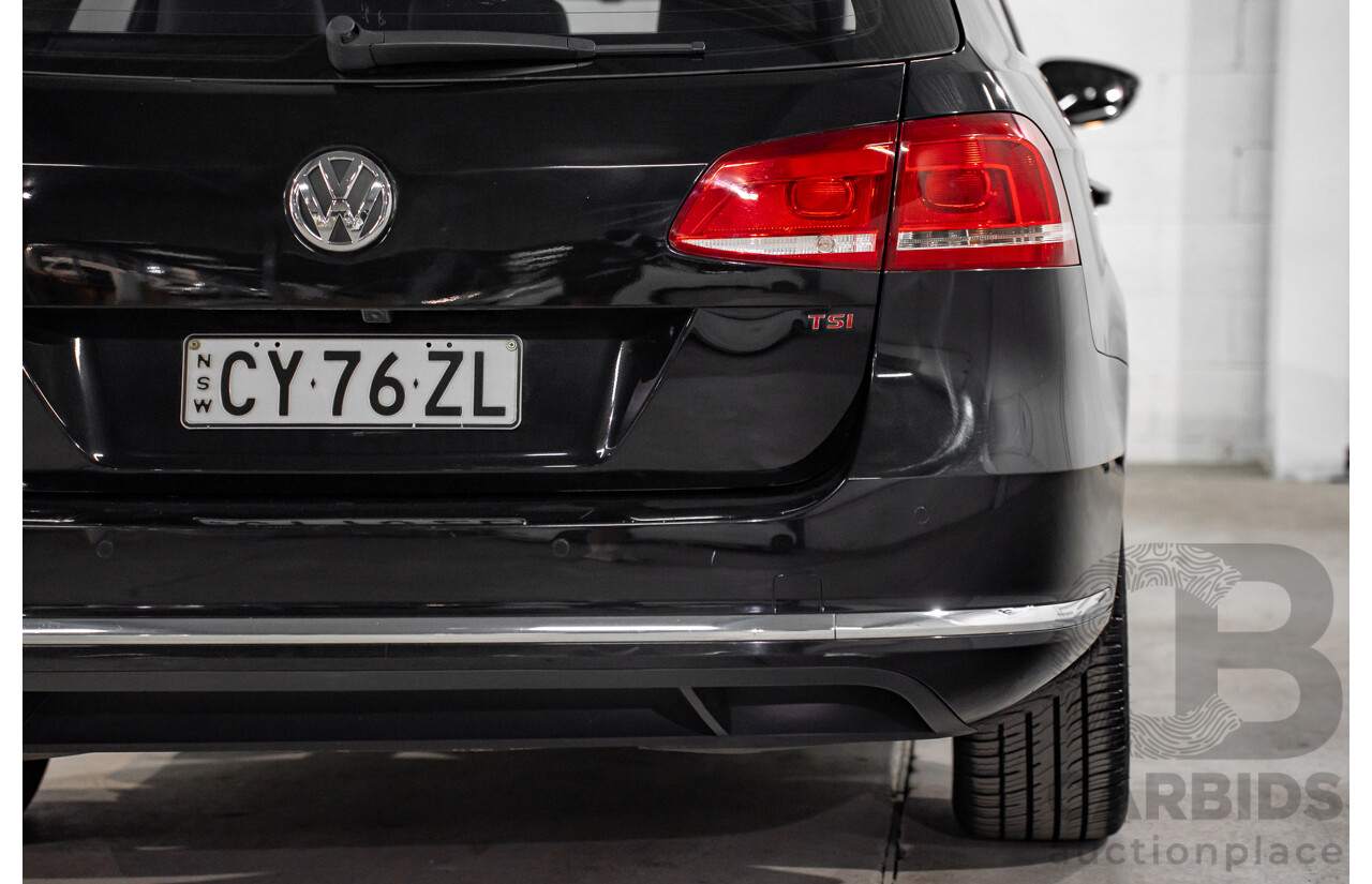 10/2014 Volkswagen Passat 118 TSI 3C MY15 4d Wagon Deep Black Pearl Turbo 1.8L