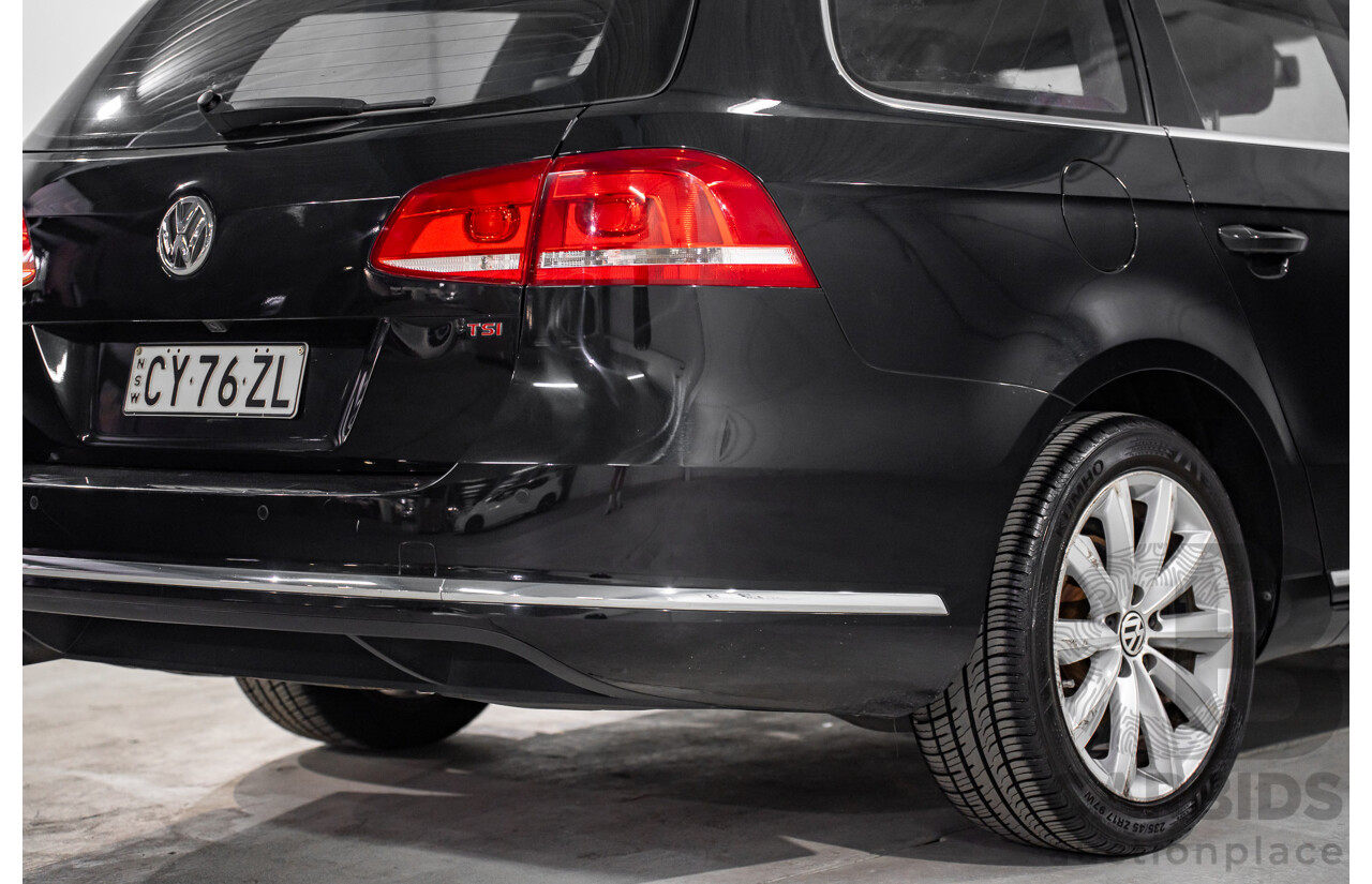 10/2014 Volkswagen Passat 118 TSI 3C MY15 4d Wagon Deep Black Pearl Turbo 1.8L