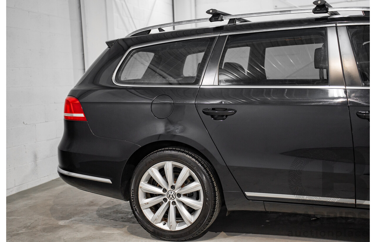 10/2014 Volkswagen Passat 118 TSI 3C MY15 4d Wagon Deep Black Pearl Turbo 1.8L