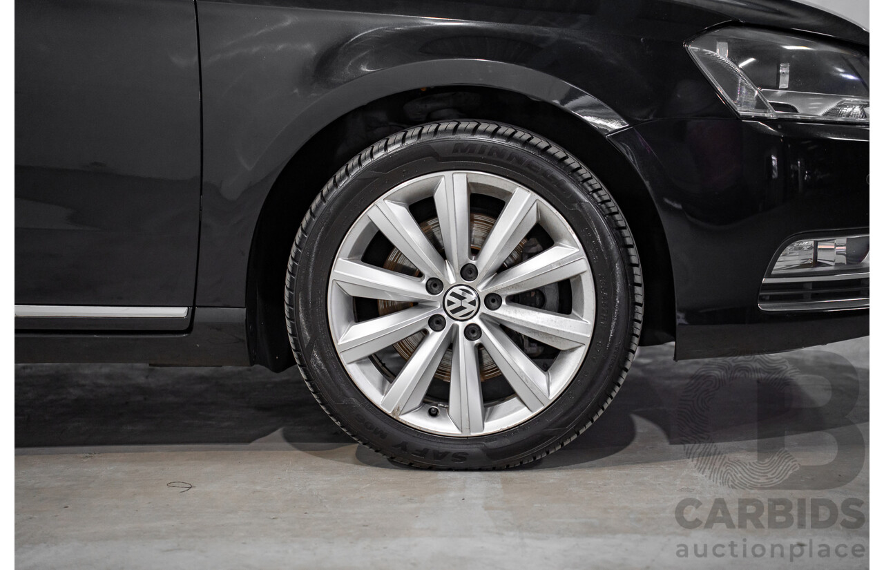 10/2014 Volkswagen Passat 118 TSI 3C MY15 4d Wagon Deep Black Pearl Turbo 1.8L