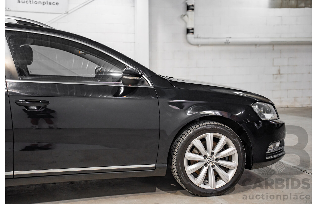10/2014 Volkswagen Passat 118 TSI 3C MY15 4d Wagon Deep Black Pearl Turbo 1.8L