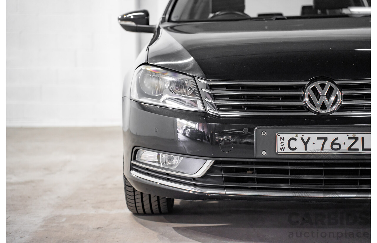 10/2014 Volkswagen Passat 118 TSI 3C MY15 4d Wagon Deep Black Pearl Turbo 1.8L