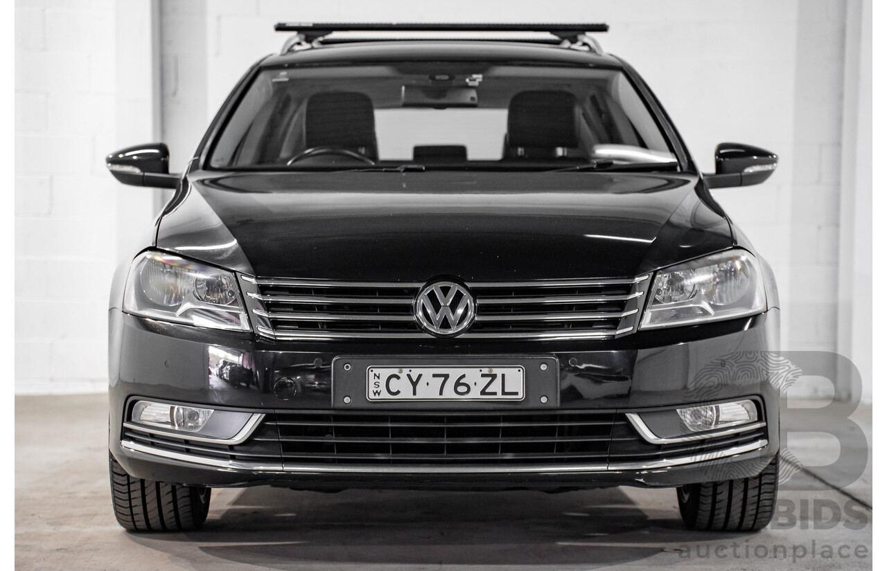 10/2014 Volkswagen Passat 118 TSI 3C MY15 4d Wagon Deep Black Pearl Turbo 1.8L