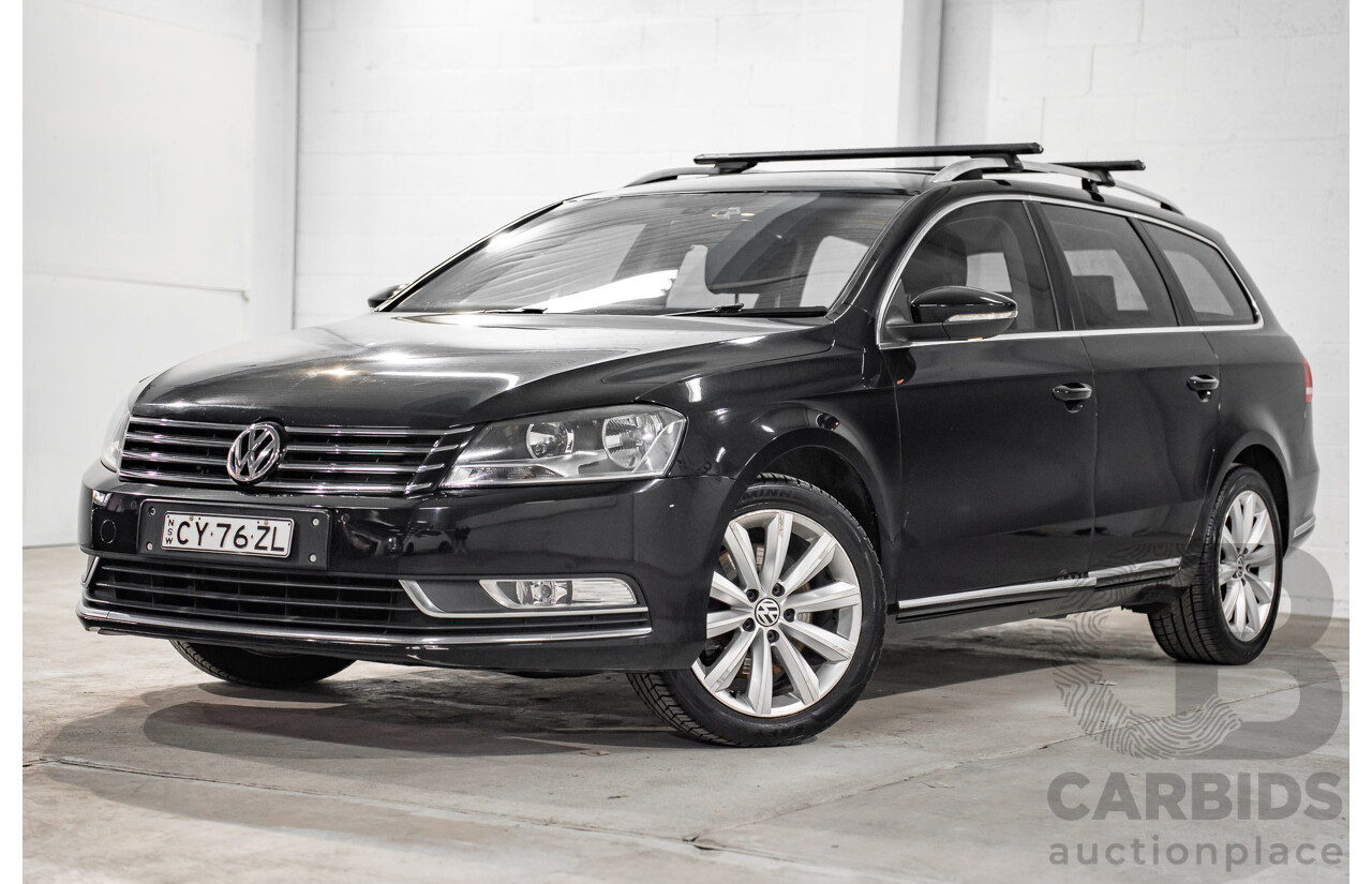 10/2014 Volkswagen Passat 118 TSI 3C MY15 4d Wagon Deep Black Pearl Turbo 1.8L